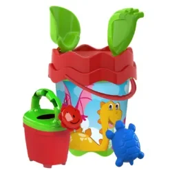 Κουβαδάκι Δεινοσαυράκι φ17cm σετ=6 τεμ Φ17cm SummerTiempo 622996