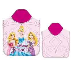 Πετσέτα Θαλάσσης Πόντσο Μικροίνες Princess 100x50cm Disney PRI24-3724