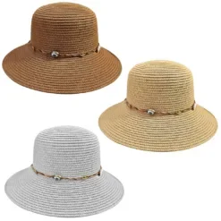 Καπέλο Ψαθόχαρτο με Μάτι & Κοχύλια ø34cm SummerTiempo 623162