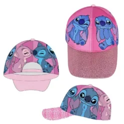 Καπέλο Παιδικό Τζόκευ Stitch Girl uv Protection φ53cm & 55cm Stitch LIL24-1515-C