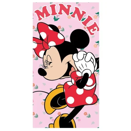 Πετσέτα Θαλάσσης Microfiber Minnie Κόκκινη 140x70cm Disney MIN36-5015