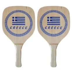 Ρακέτες Ξύλινες Παραλίας Greece ~410gr/Ρακέτα
