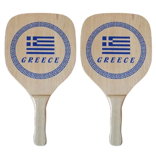 Ρακέτες Ξύλινες Παραλίας Greece ~410gr/Ρακέτα