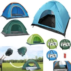 Σκηνή pop up 4 Ατόμων 2 Πόρτες 2x2x1