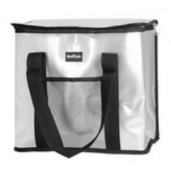 Kmt Style Τσάντα Ισοθερμική 26L 36x22x33cm με Φερμουάρ και Χερούλια 5201033 Μαύρη