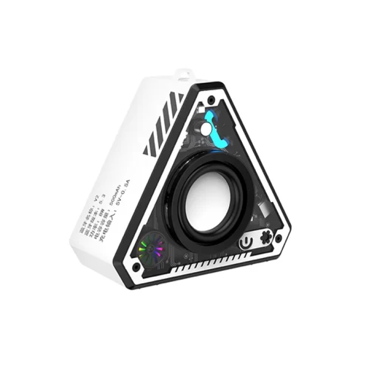 Μίνι φορητό ασύρματο ηχείο Bluetooth V2 - λευκό
