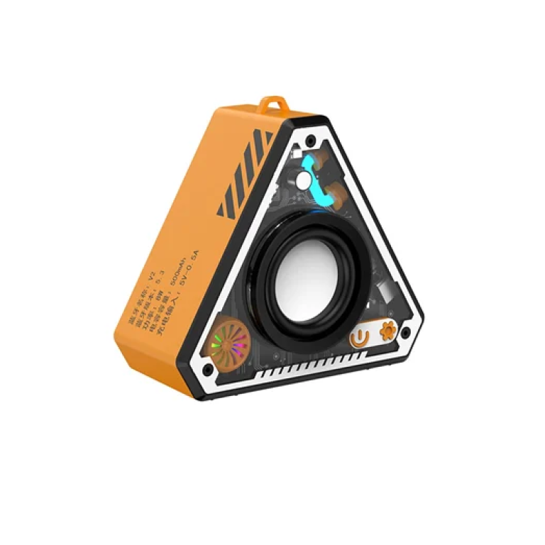 Μίνι φορητό ασύρματο ηχείο Bluetooth V2 - πορτοκαλί