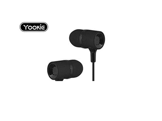 Yookie Yk02 In-Ear Handsfree Με Βύσμα 3.5Mm - Μαυρο