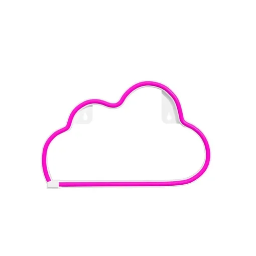 Neolia Διακοσμητικό Φωτιστικό Neon LED Light CLOUD Ροζ NNE25