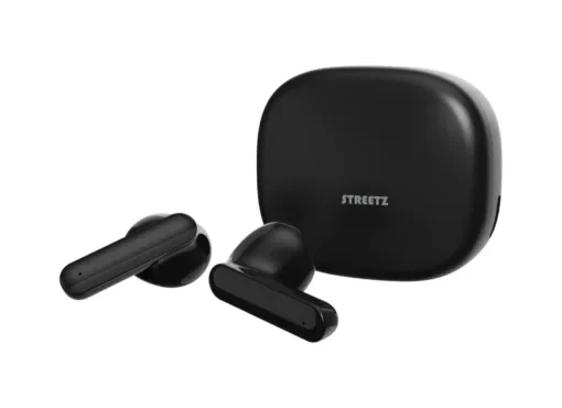 STREETZ True Wireless Ακουστικά Μαύρα T160-BLK
