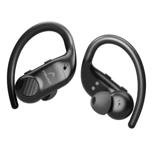 HEAD Ακουστικά Sport True Wireless Flex Hooks IPX7 Μαύρα HDTW03