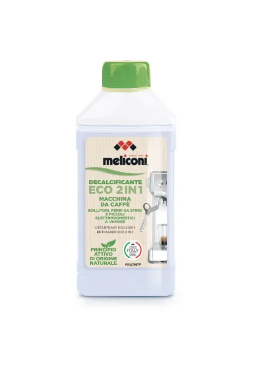 Meliconi Σετ 2τμχ Υγρό Καθαριστικό Καφετιέρας 2x250ml ECO DECALK 2 IN 1 656163