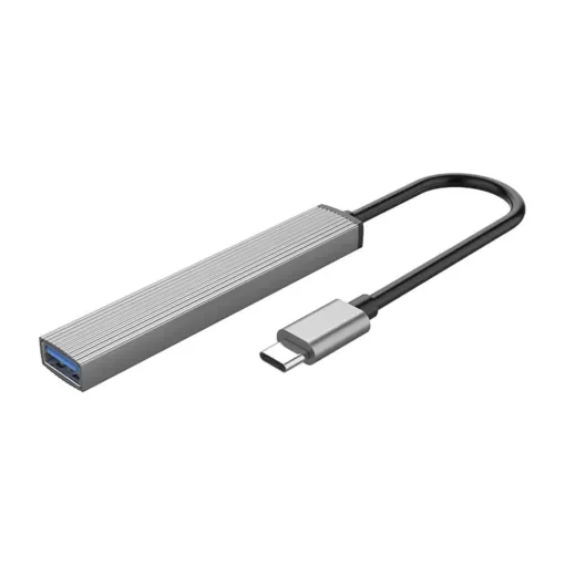 Orico USB-C Hub Docking Station 1x USB-A 3.0 + 3x USB-A 2.0 Γκρι AH-13