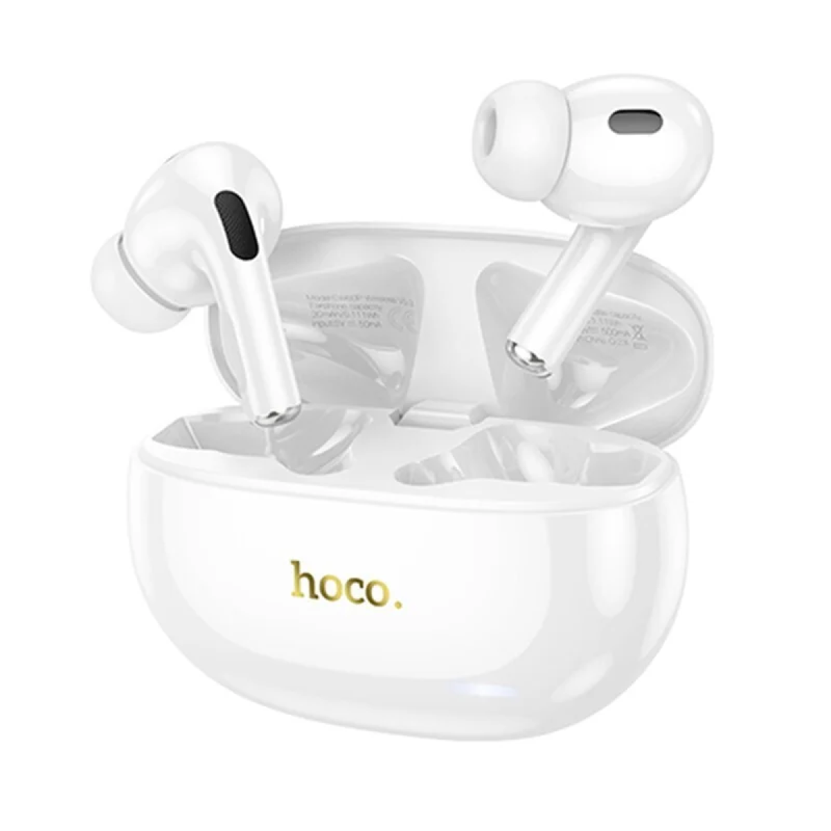 Hoco EW60 Plus Norman Bluetooth Ακουστικά In-ear με Θήκη Φόρτισης – Λευκά
