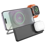 Hoco CQ1 Magsafe Φορτιστής 3 σε 1 – Μαύρος