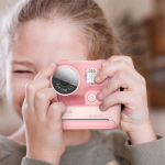 Hoco DV200 Compact Παιδική Φωτογραφική Μηχανή 48MP με Οθόνη 2" & Εκτυπωτή – Ροζ