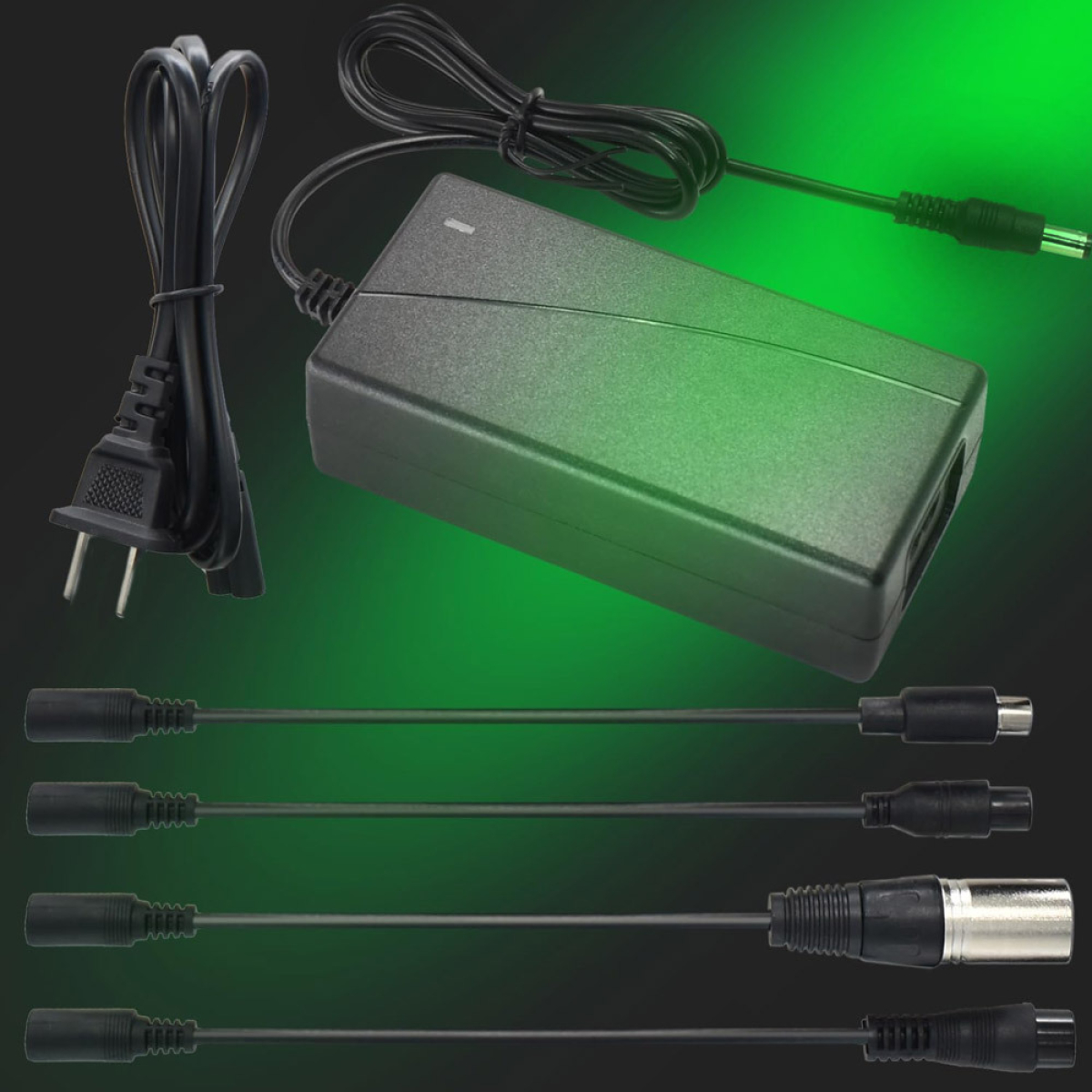 Borofone JC4202 Universal Φορτιστής Ηλεκτρικού Πατινιού 5 σε 1 – 42V / 2.0A – 2.4m
