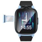 Hoco Y104 Παιδικό Smartwatch με 4G, GPS, WiFi & Κάμερα– Μαύρο/Μπλέ
