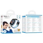 Hoco Y104 Παιδικό Smartwatch με 4G, GPS, WiFi & Κάμερα– Μαύρο/Μπλέ