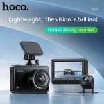 Hoco DV3 Σετ Κάμερας DVR Αυτοκινήτου με Οθόνη 2.45", WiFi & GPS – Μπροστινή & Πίσω Κάμερα – 1080P