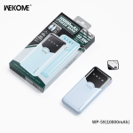 WEKOME WP-59 Power Bank 10000mAh – Fast Charge 22.5W, LED Οθόνη - Μπλέ