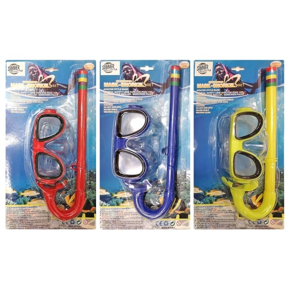 Μάσκα Αναπνευστήρας σετ Παιδικό Blister  SummerTiempo 62532