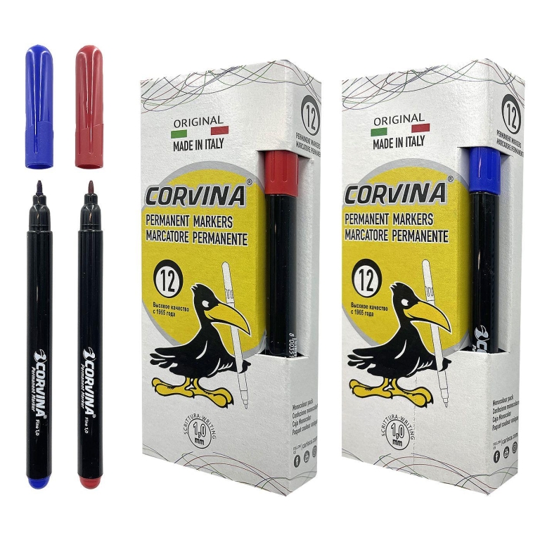 Μαρκαδοράκι Ανεξίτηλο Corvina 1mm Carioca 42953-01