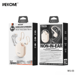 WEKOME WS-03 Ασύρματα Ακουστικά Clip-On – Semi-In-Ear με HIFI Ήχο & Σχεδίαση Ear-Hook - Ρόζ