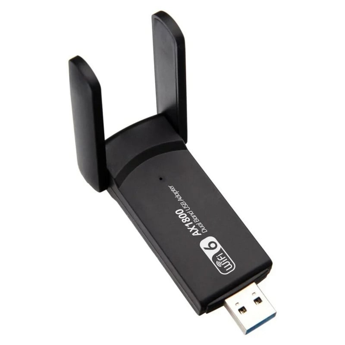 WiFi 6 USB Adapter AX1800 Dual Band 2.4GHz & 5GHz με USB 3.0 – Συμβατό με Windows 10/11, 2 Antennas