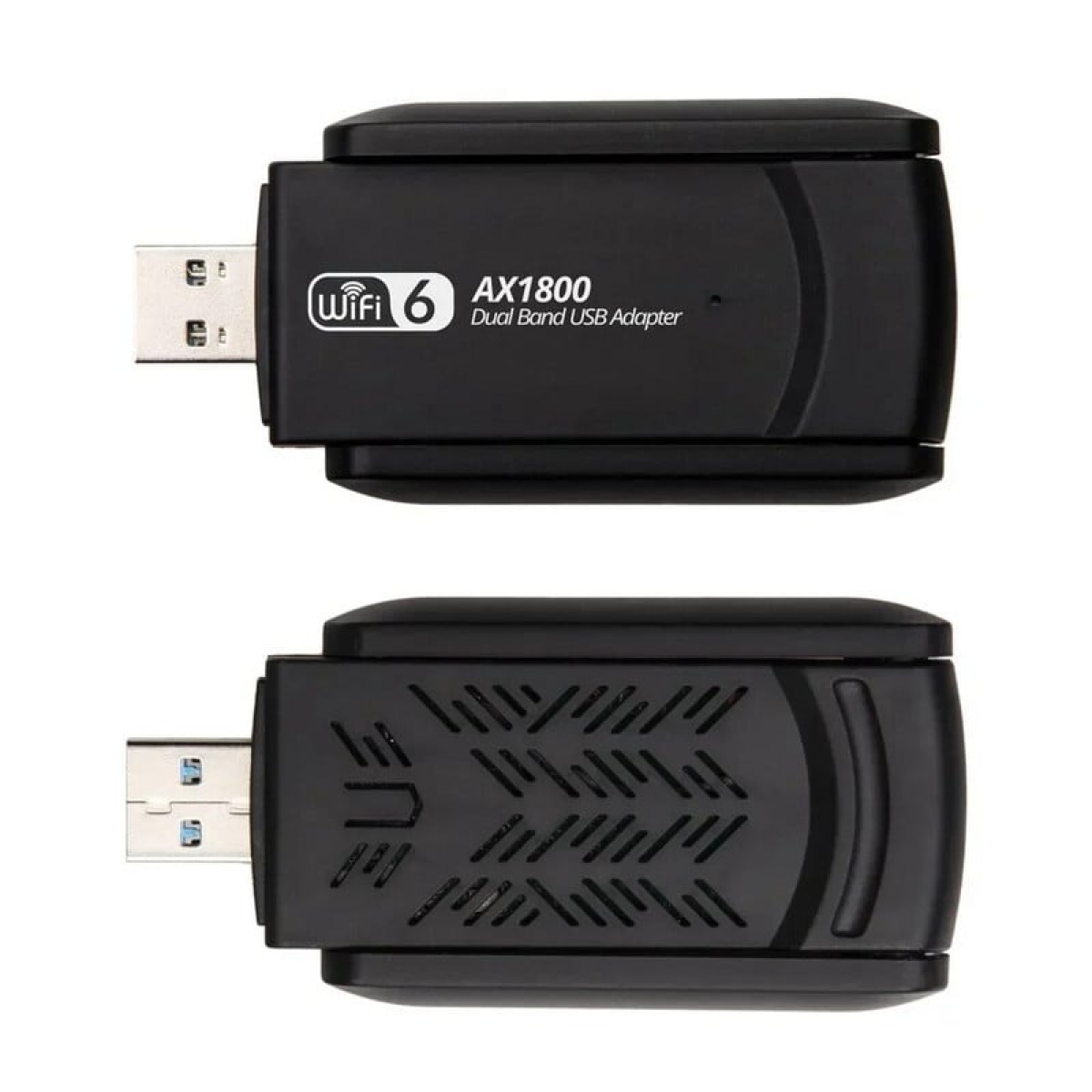 WiFi 6 USB Adapter AX1800 Dual Band 2.4GHz & 5GHz με USB 3.0 – Συμβατό με Windows 10/11, 2 Antennas
