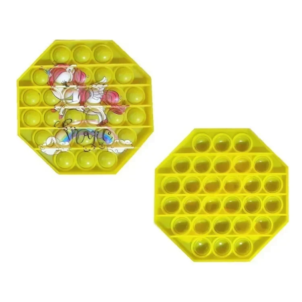 Push Pop It Bubble Fidget Toy Stress Reliever Πολύγωνο Μονόκερως