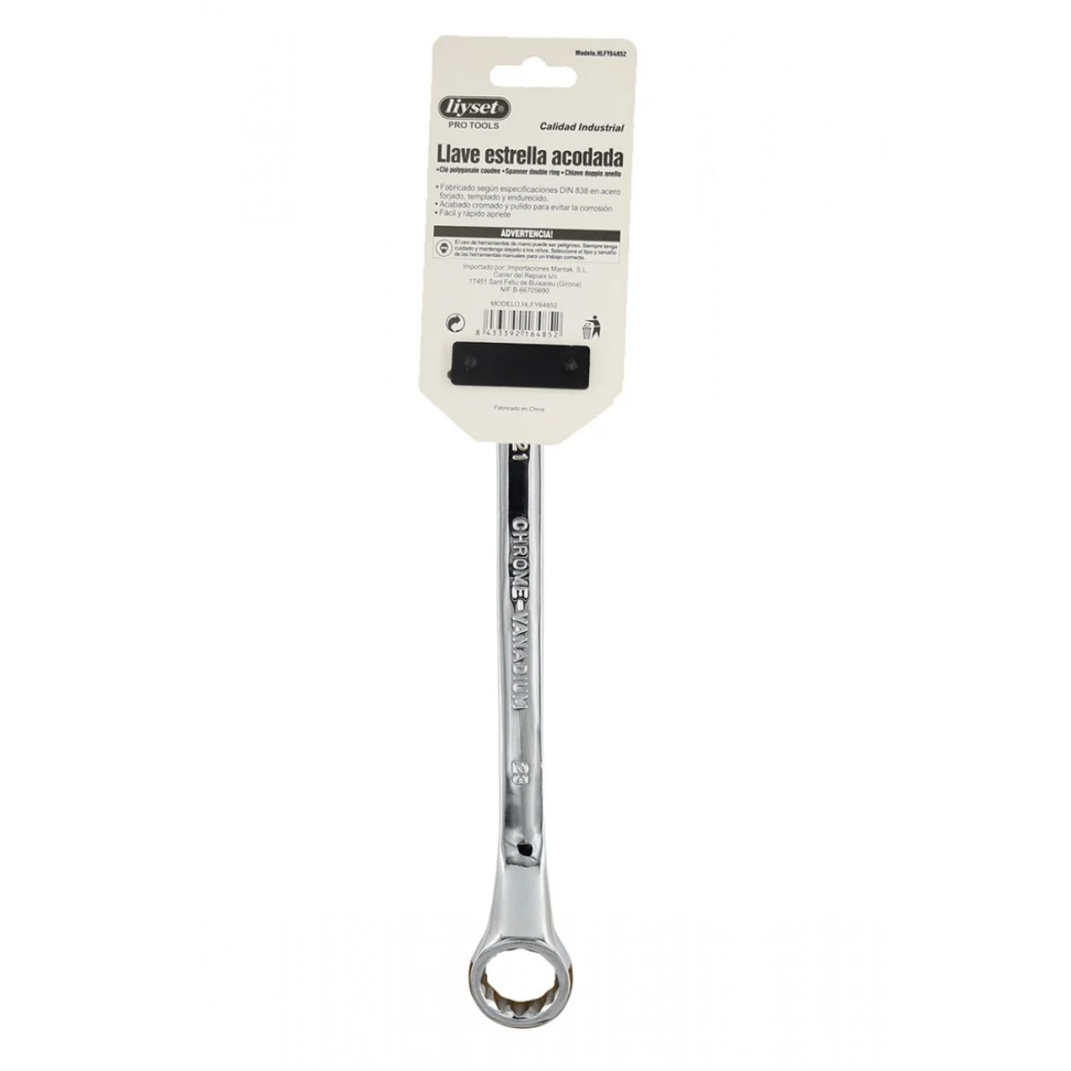 Liyset Διπλό Πολύγωνο Κλειδί 21-23mm – 64852
