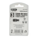 Liyset Καρυδάκια Εξάγωνα Σετ 3 Τεμαχίων 9/10/11mm - 88742