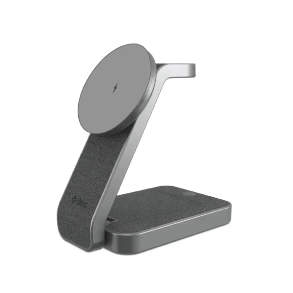 AirCharger Quattro MagSafe Comp. 4in1 iPhone Apple Watch AirPods Ασύρματη Πτυσσόμενη Βάση Φόρτισης