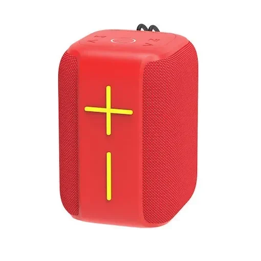 Hopestar P16 Ηχείο Bluetooth 5W Με Ραδιόφωνο Και 3 Ώρες Λειτουργίας Blue - Red
