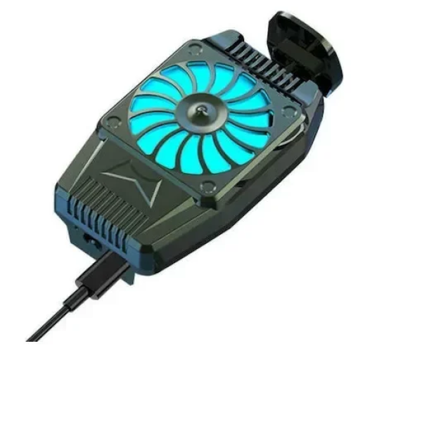 H15 Universal Portable Mobile Phone Game Cooler Cooling Fan Radiator for 4-6.7inch
