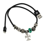 Καλώδιο - Κόσμημα Remax RC-058m Data Cable Jewellery Usb to Micro Usb 0,5m