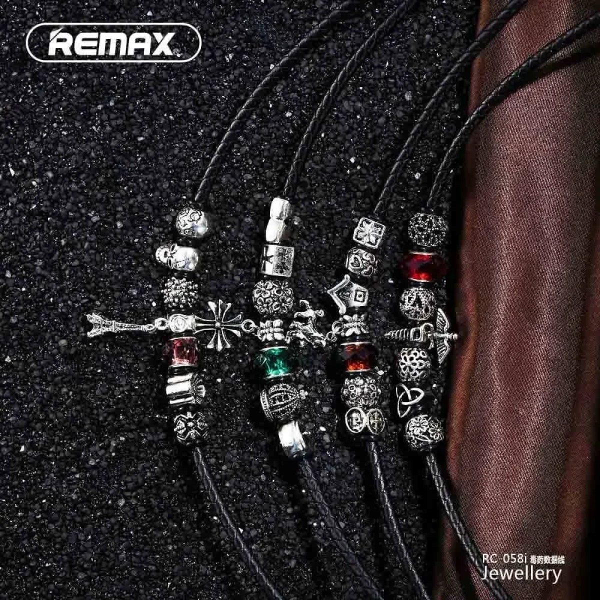 Καλώδιο - Κόσμημα Remax RC-058m Data Cable Jewellery Usb to Micro Usb 0,5m - Image 2