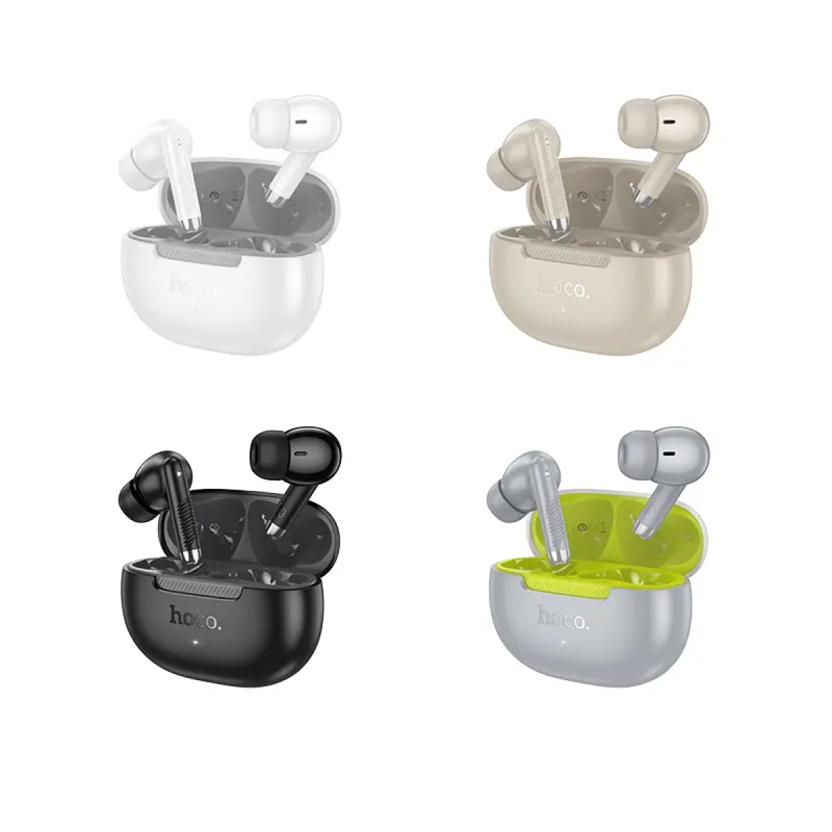 Hoco EQ24 In-ear Bluetooth Handsfree TWS Ακουστικά με Θήκη Φόρτισης – Μαύρα