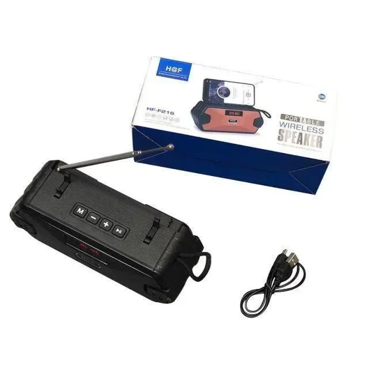HF-F316 Ηχείο Bluetooth 1.5W με Ραδιόφωνο - Image 2