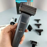Geemy GM-6720 Επαναφορτιζόμενη Κουρευτική Μηχανή 3 σε 1 – Μαλλιά, Γένια, Μύτη/Αυτιά
