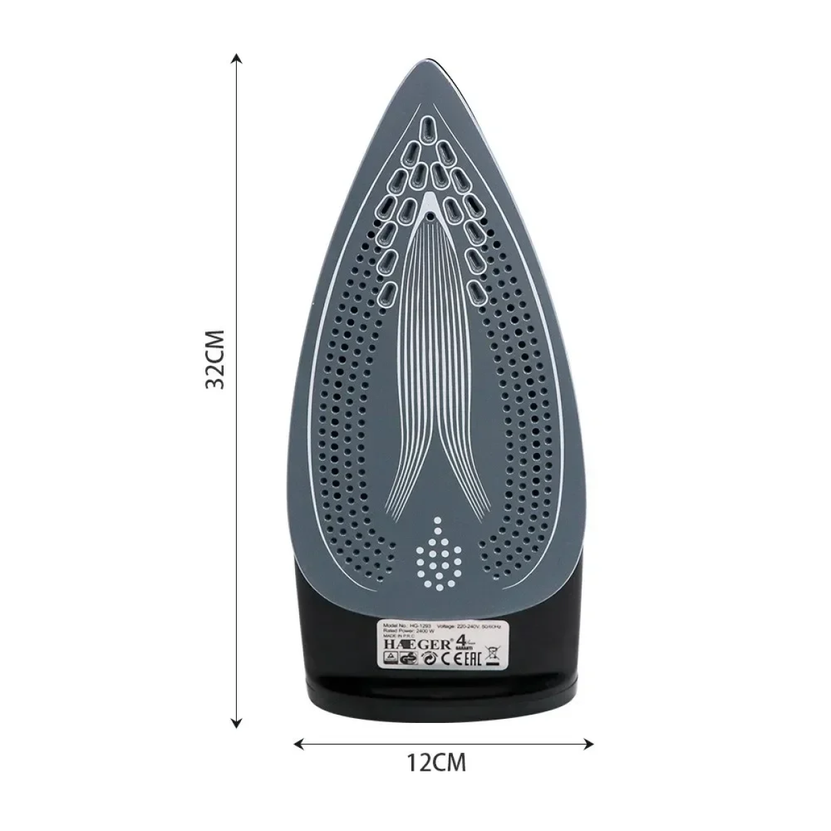 Ηλεκτρικό σίδερο ατμού HAEGER HG-1293 2400w - Image 4