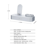 Βάση Φόρτισης 2 σε 1 για iPhone & Airpods - Aluminum 2 in 1 Charger Base Lightning & AirPods COTEetCI - Image 3