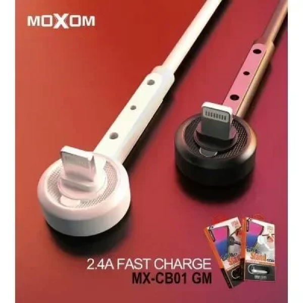 MΟΧΟΜ Καλώδιο MPN MX-CB01 GM Σύνδεσης & Φόρτισης & Βάση USB Lightning 1m