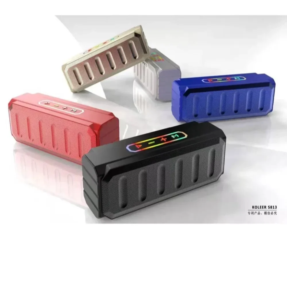 Koleer S813 Ηχείο Bluetooth 5W με Ραδιόφωνο και διάρκεια μπαταρίας έως 3 ώρες - Image 4