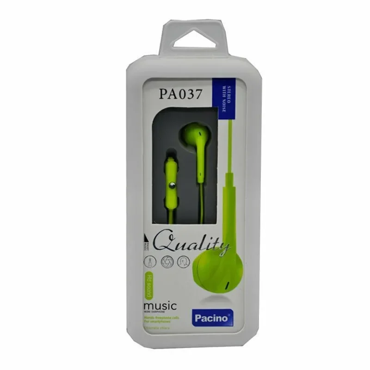 Pacino PA037 In-ear Handsfree με Βύσμα 3.5mm - Image 2