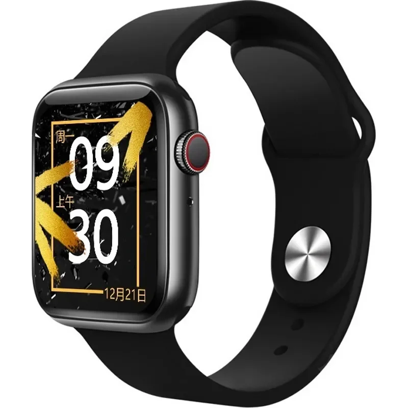 Smartwatch Με Παλμογράφο Και Οθόνη Αφής T55+ 44Mm - Μαυρο