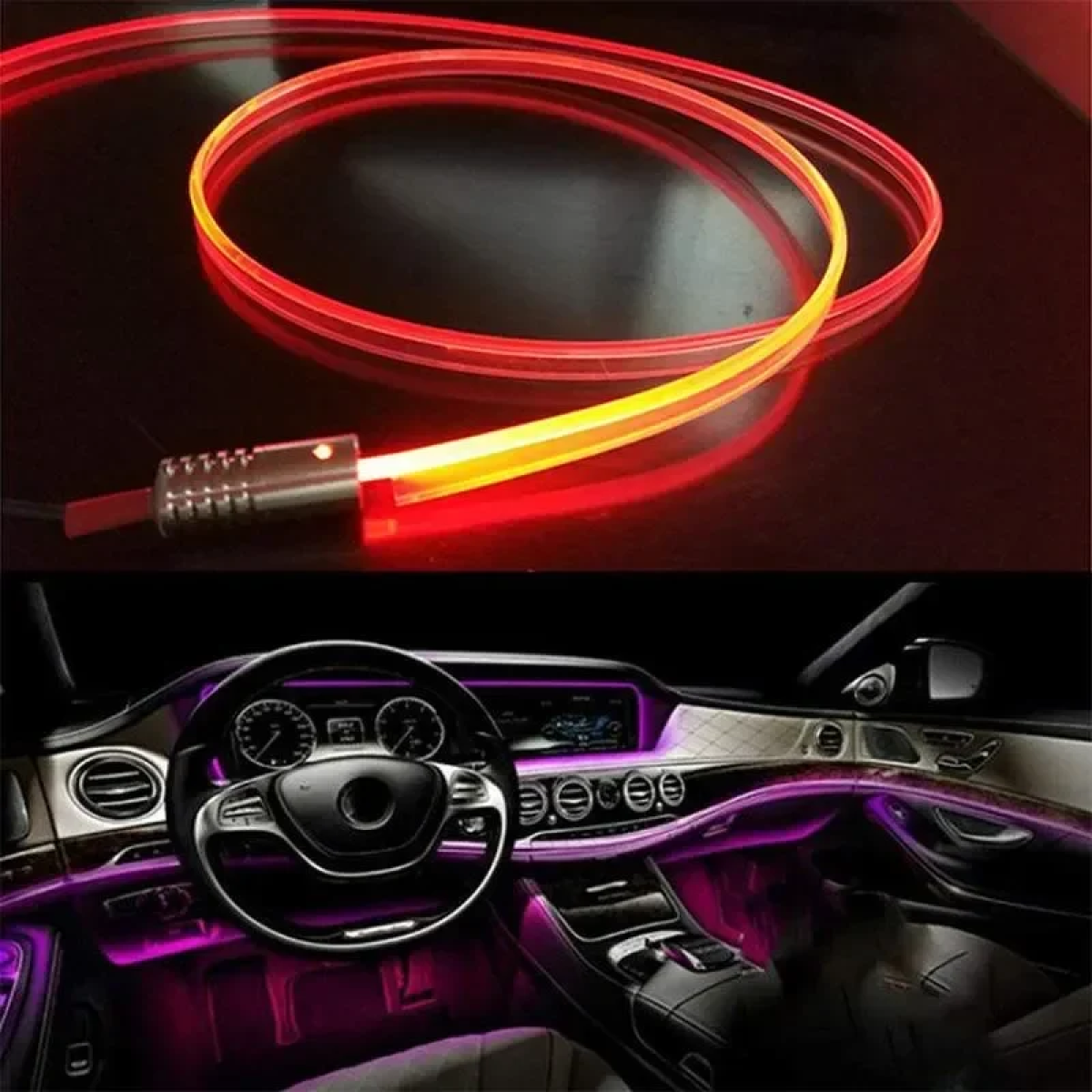 RGB LED Ταινίες Αυτοκινήτου με τηλεχειριστήριο - Image 6