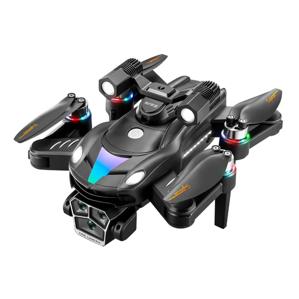 A168 Επαγγελματικό Drone 8K HD με Διπλή Κάμερα, Πτυσσόμενο Quadcopter χωρίς Ψήκτρες, Αεροφωτογραφική Μηχανή