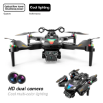 A168 Επαγγελματικό Drone 8K HD με Διπλή Κάμερα, Πτυσσόμενο Quadcopter χωρίς Ψήκτρες, Αεροφωτογραφική Μηχανή